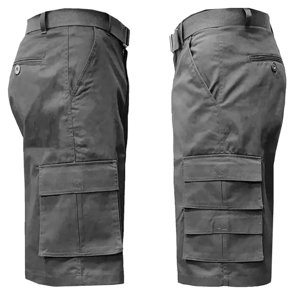 Men's 7-Pocket Belted 13 Cargo Shorts
